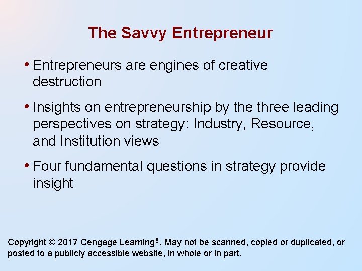 The Savvy Entrepreneur • Entrepreneurs are engines of creative destruction • Insights on entrepreneurship The Savvy Entrepreneur • Entrepreneurs are engines of creative destruction • Insights on entrepreneurship