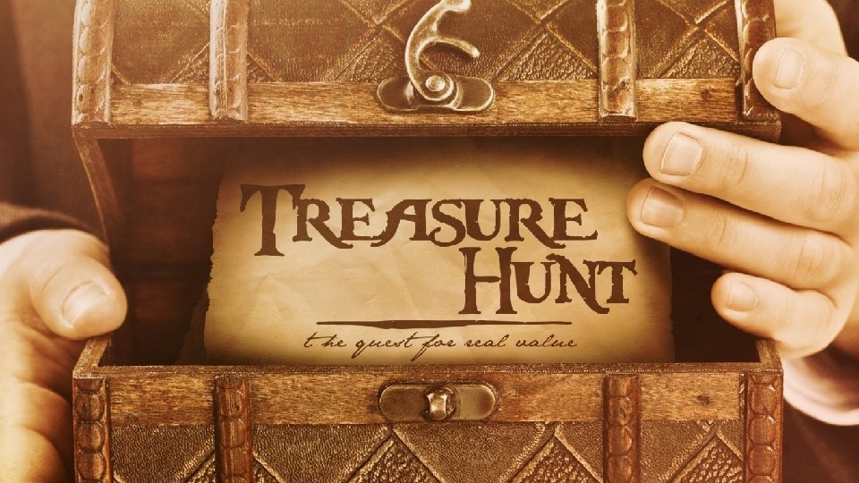 Treasure Hunt A game that requires reading 