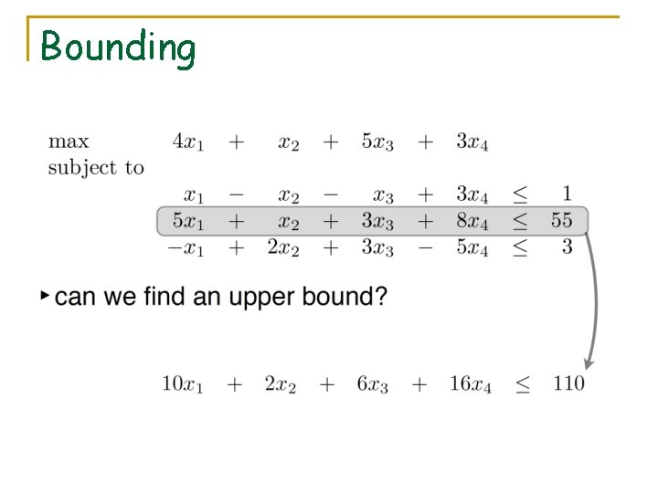 Bounding 