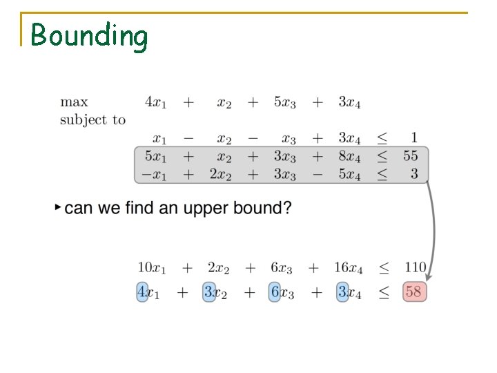 Bounding 