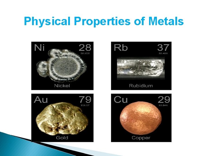 Physical Properties of Metals 