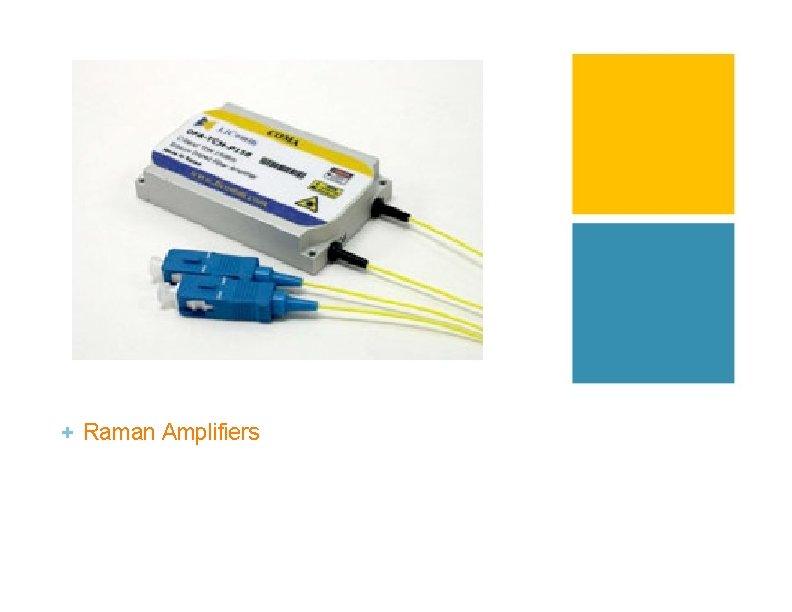 + Raman Amplifiers + Raman Amplifiers