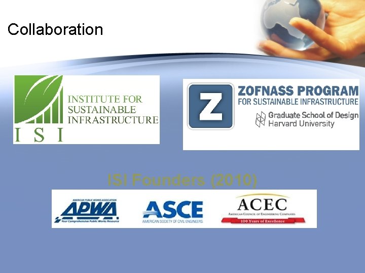 Collaboration ISI Founders (2010) Collaboration ISI Founders (2010)