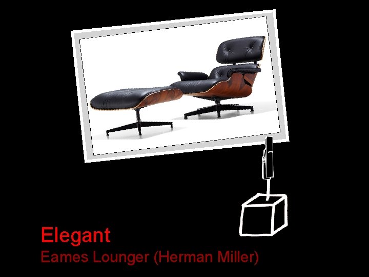 Elegant Eames Lounger (Herman Miller) 