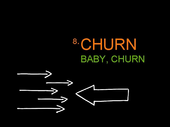 8. CHURN BABY, CHURN 