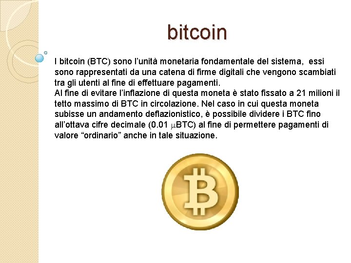 sistema distribuito bitcoin