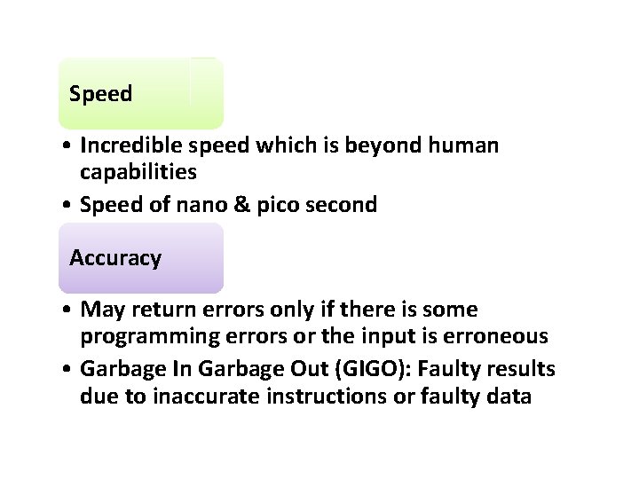 Speed • Incredible speed which is beyond human capabilities • Speed of nano &