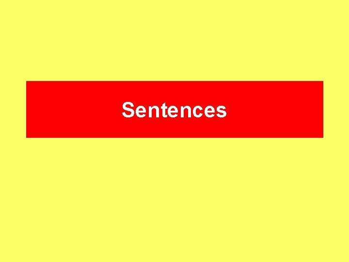 Sentences 