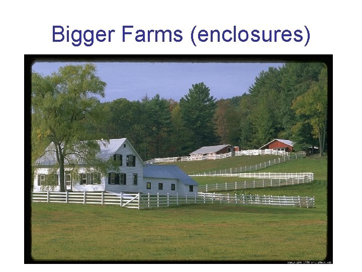 Bigger Farms (enclosures) 