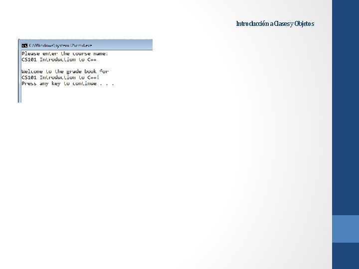 Introducción a Clases y Objetos 