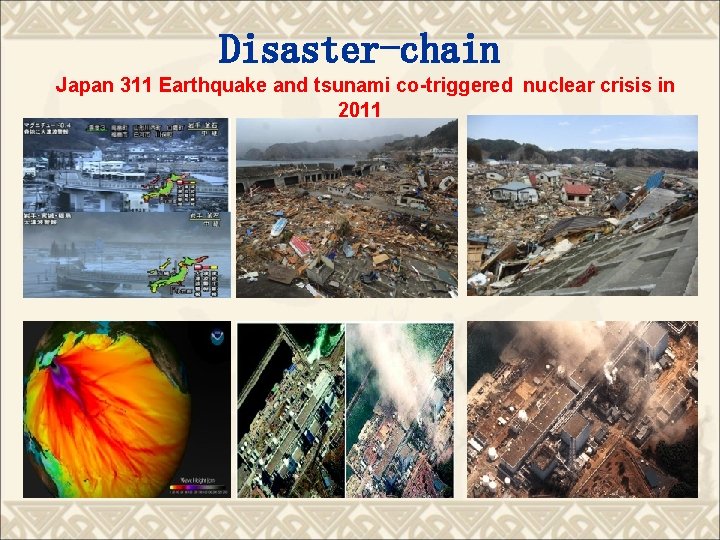 Disaster-chain Japan 311 Earthquake and tsunami co-triggered nuclear crisis in 2011 