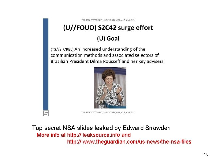 Top secret NSA slides leaked by Edward Snowden More info at http: // leaksource.
