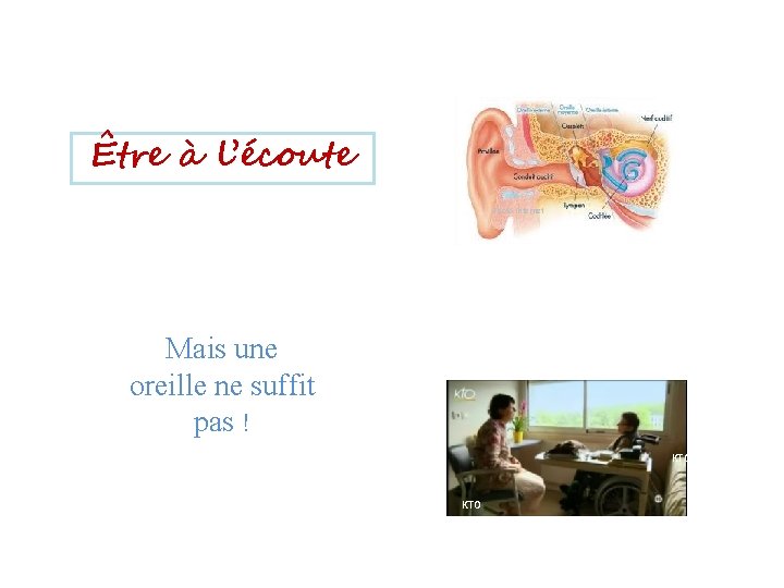 Être à l’écoute Photo Internet Mais une oreille ne suffit pas ! KTO 