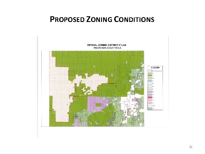 PROPOSED ZONING CONDITIONS 31 