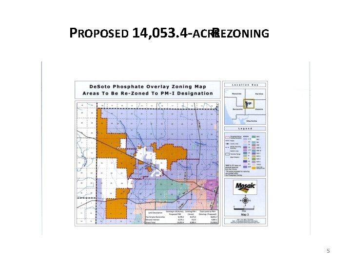 PROPOSED 14, 053. 4 -ACRE REZONING 5 