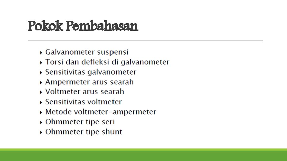 Pokok Pembahasan 