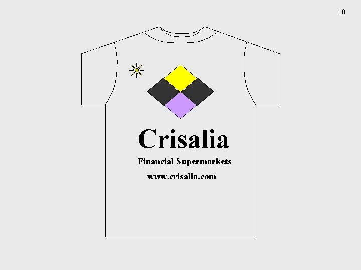 10 Crisalia Financial Supermarkets www. crisalia. com 