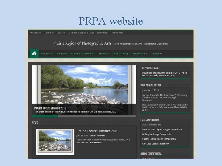 PRPA website 