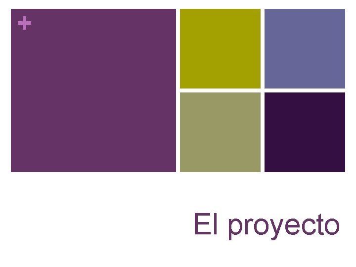 + El proyecto 