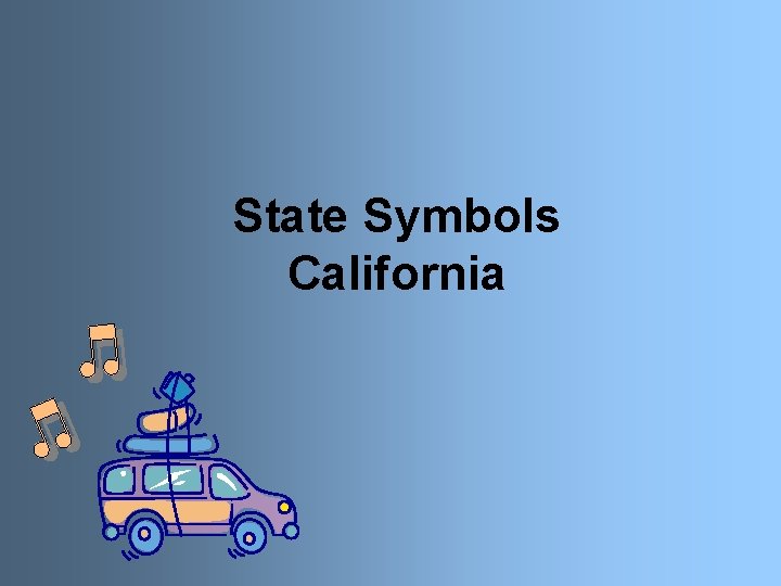 State Symbols California 