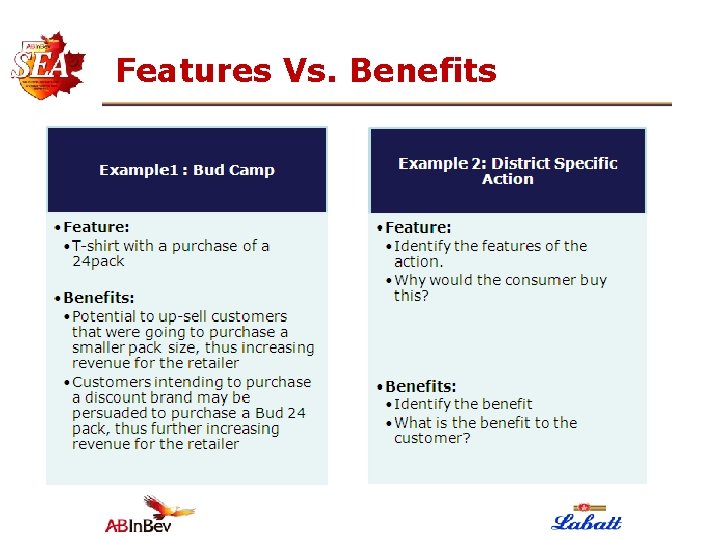 Feature Benefit Sales Strategy Introduction Agenda Route to Market Strategy
