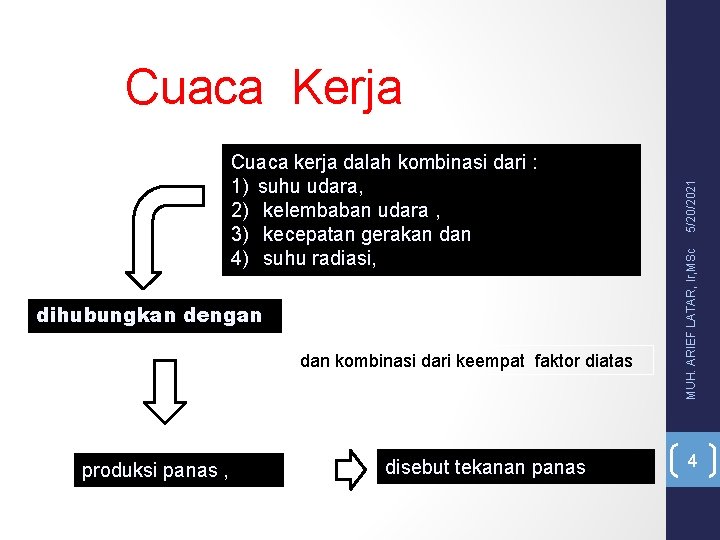 dihubungkan dengan dan kombinasi dari keempat faktor diatas produksi panas , disebut tekanan panas