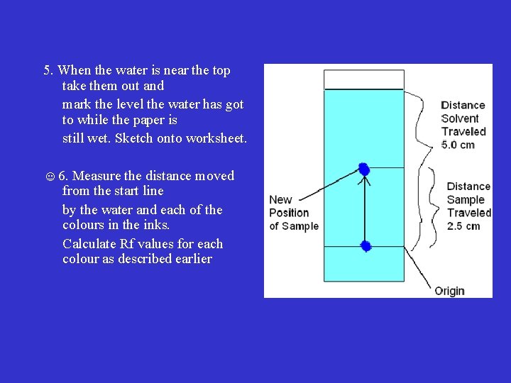 5. When the water is near the top take them out and mark the