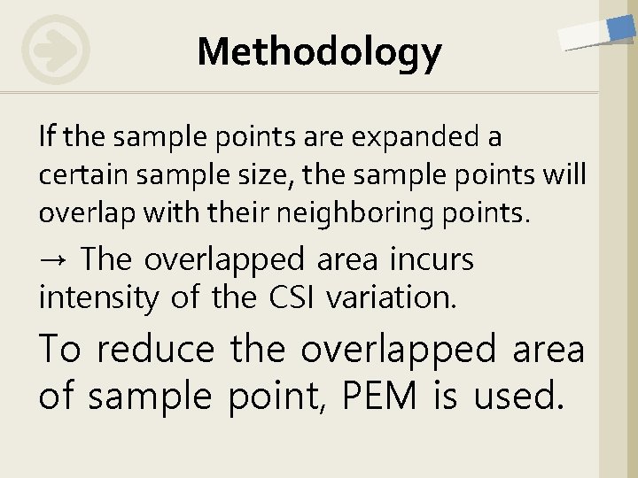 Methodology If the sample points are expanded a certain sample size, the sample points Methodology If the sample points are expanded a certain sample size, the sample points