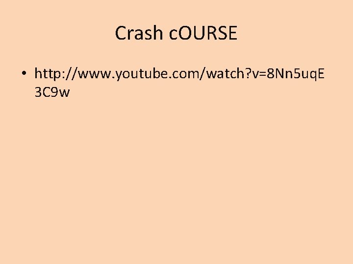Crash c. OURSE • http: //www. youtube. com/watch? v=8 Nn 5 uq. E 3