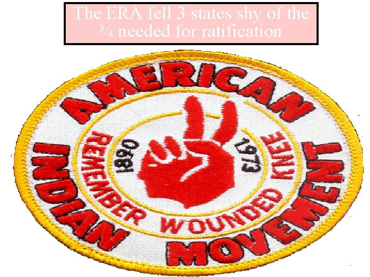 The. Voting ERA fell states State on 3 the ERAshy of the ¾ needed The. Voting ERA fell states State on 3 the ERAshy of the ¾ needed