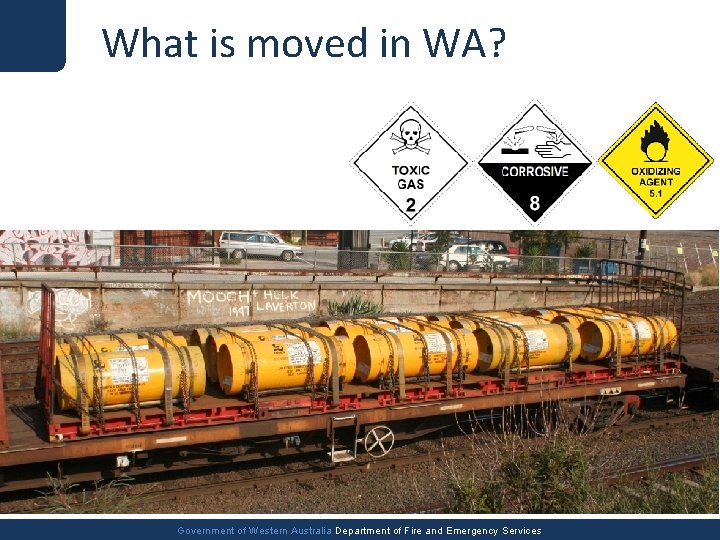 What is moved in WA? Government of Western Australia Department of Fire and Emergency