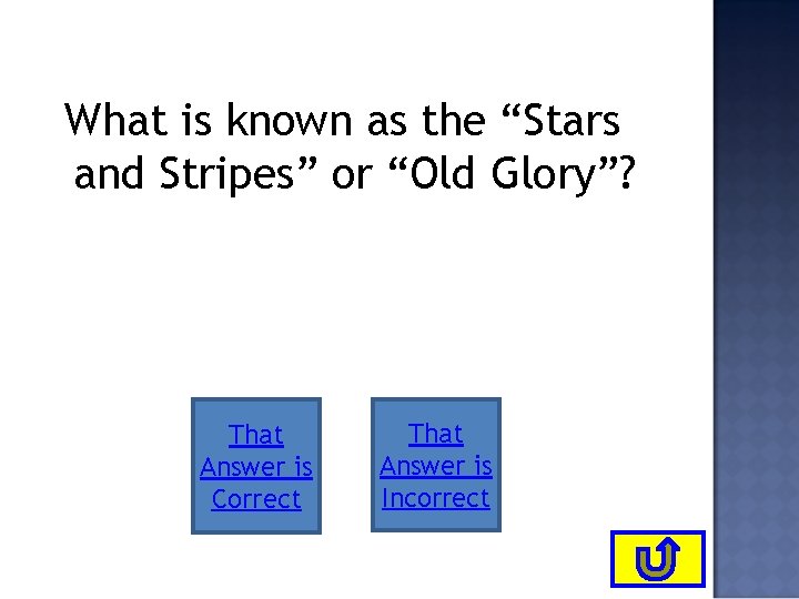 What is known as the “Stars and Stripes” or “Old Glory”? That Answer is