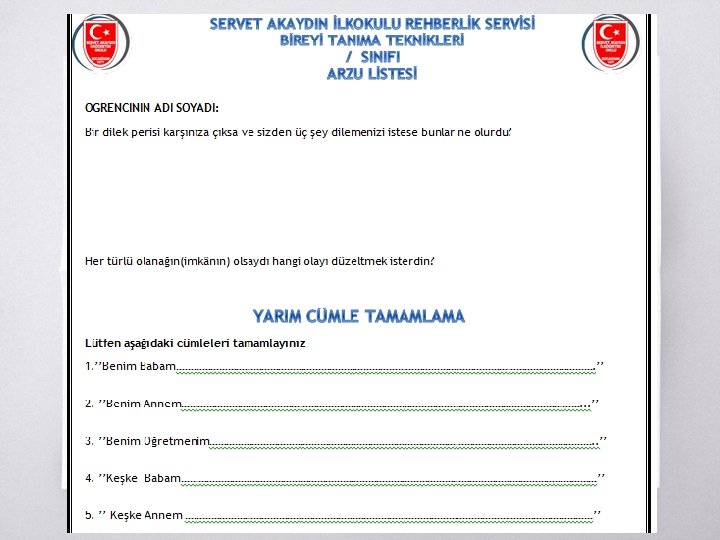 Arzu/İstek Listesi 
