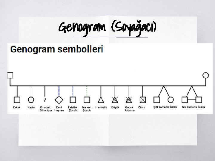 Genogram (Soyağacı) ▧? 