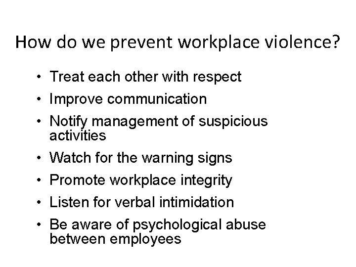 Work Predators Workplace Behavior adapted from Inappropriate Workplace Behaviors Odle