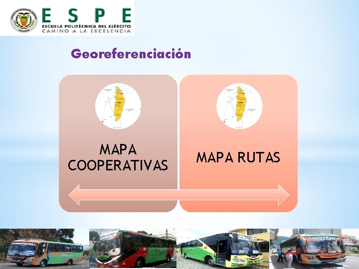 Georeferenciación MAPA COOPERATIVAS MAPA RUTAS 