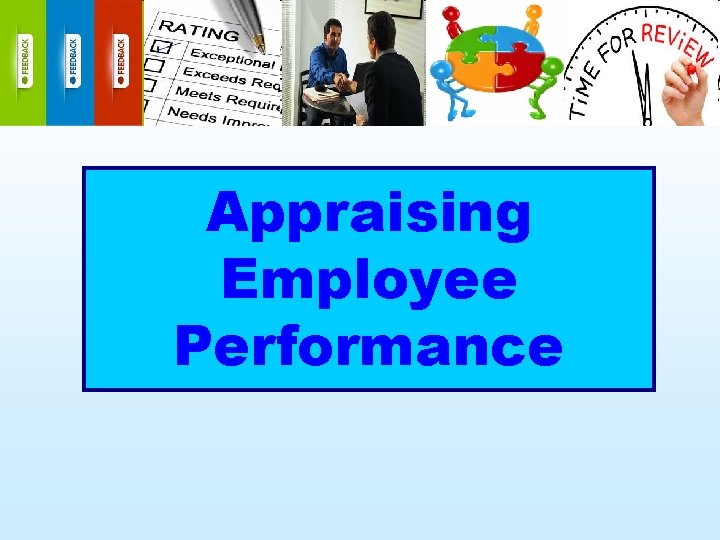 Appraising Employee Performance 