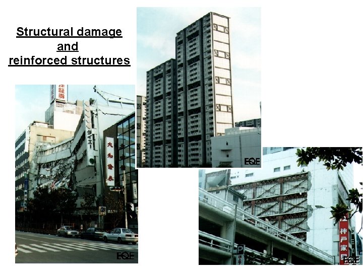 Structural damage and reinforced structures 