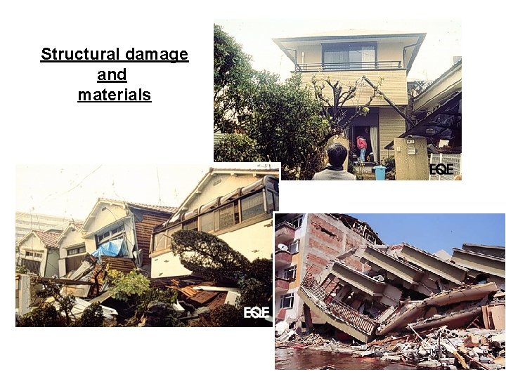 Structural damage and materials 