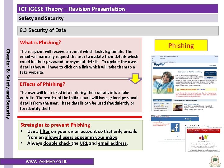 ICT IGCSE Theory Revision Presentation Safety and Security