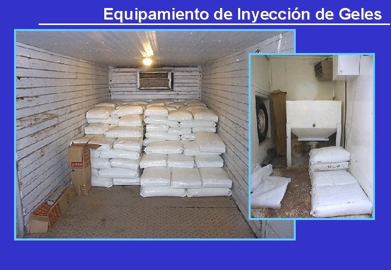 Equipamiento de Inyección de Geles Equipamiento de Inyección de Geles