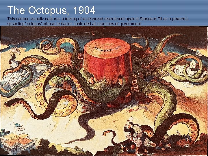 The Octopus, 1904 This cartoon visually captures a feeling of widespread resentment against Standard