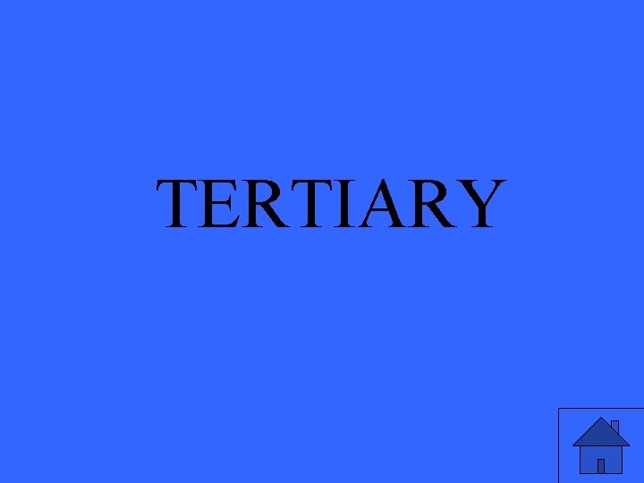 TERTIARY 