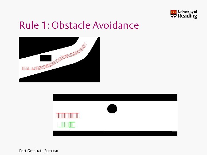 Rule 1: Obstacle Avoidance Post Graduate Seminar 