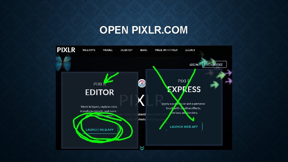 OPEN PIXLR. COM 