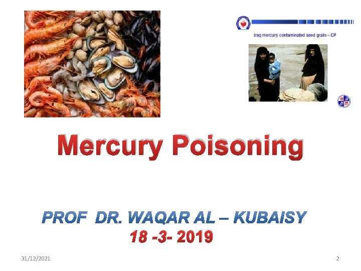 Mercury Poisoning 18 -3 - 2019 31/12/2021 2 
