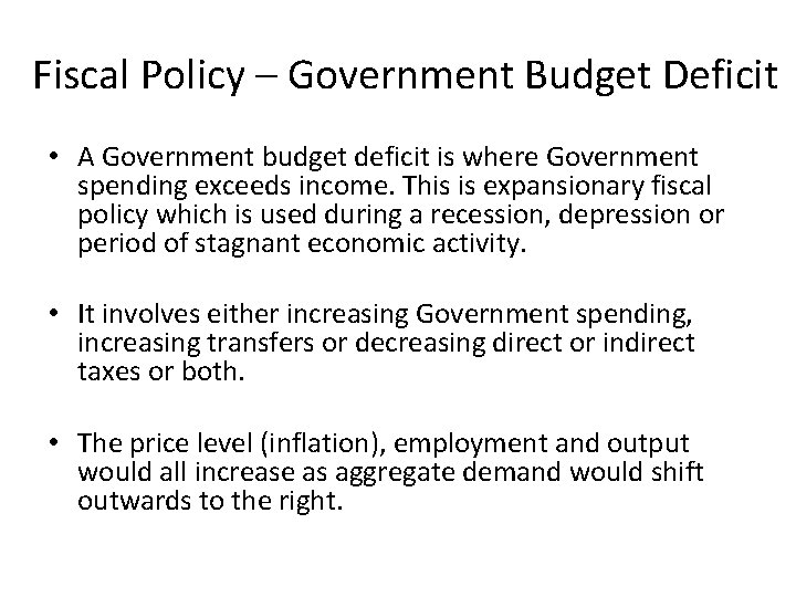 Inflation Lesson Two A Reflection Inflation Lesson One