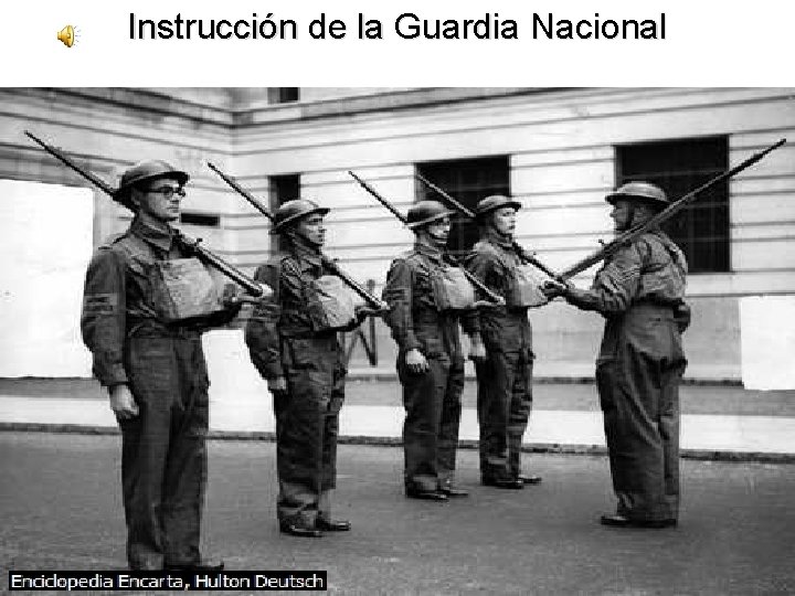 Instrucción de la Guardia Nacional 