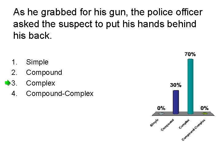 As he grabbed for his gun, the police officer asked the suspect to put