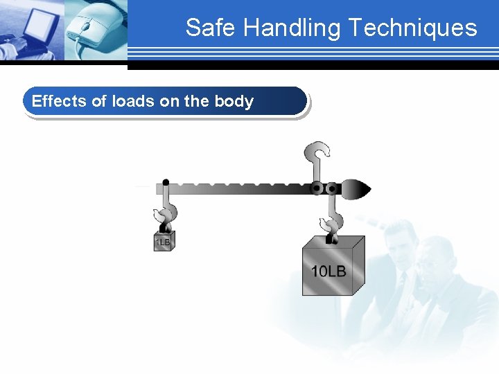 Safe Handling Techniques Effects of loads on the body 